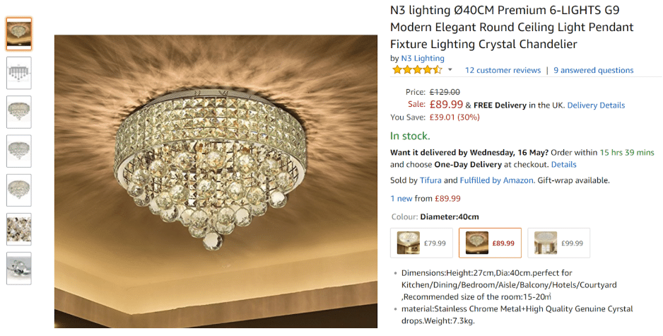 Amazon Listing