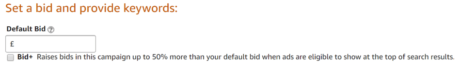 set amazon bids